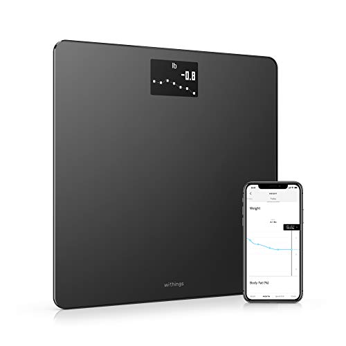 Book Cover Withings Body - Digital Wi-Fi Smart Scale with Automatic Smartphone App Sync, BMI, Multi-User Friendly, with Pregnancy Tracker & Baby Mode