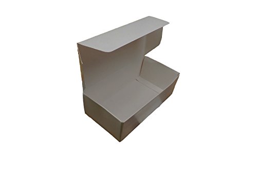 Book Cover Online Monger's 1 Pound White Paperboard Box, Candy Fudge Taffy, Pack of 25