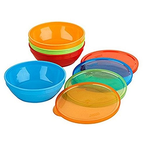 Book Cover Gerber Graduates 12 Count Bunch-A-Bowls with Lids, Colors May Vary
