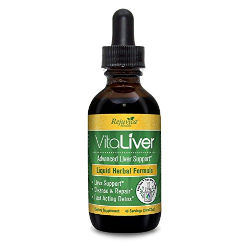 Book Cover VitaLiver - Advanced Liver Cleanse and Detox Supplement - All-Natural Liquid for 2X Absorption - Milk Thistle, Chanca Piedra, Artichoke and More