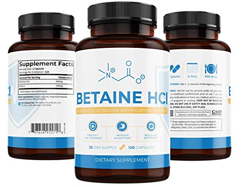 Book Cover UMZU: Betaine HCl - Digestive Support - 120 Capsules - Improve Gut Health and Function - Increase Hydrochloric Acid and Pepsin - All Natural Ingredients - Vegetarian Formula - Made in The USA