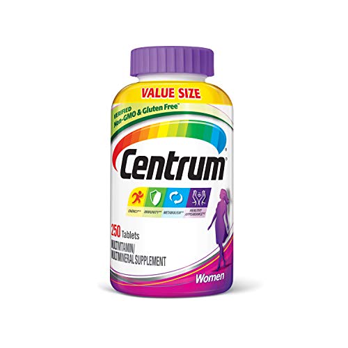 Book Cover Centrum Women (250 Count) Multivitamin / Multimineral Supplement Tablet, Vitamin D3