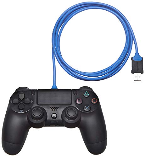 Book Cover Amazon Basics PlayStation 4 Controller Charging Cable - 6 Foot, Blue