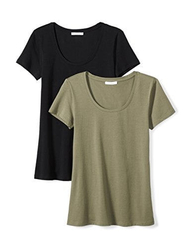 Book Cover Amazon Brand - Daily Ritual Women's Stretch Supima Short-Sleeve Scoop Neck T-Shirt