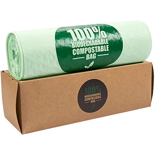 Book Cover Juvale 3 Gallon Trash Bags (Green, 100 Pack)