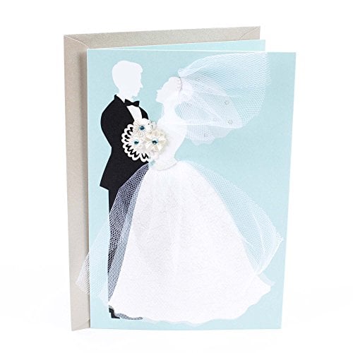 Book Cover Hallmark Signature Wedding Greeting Card (Bride And Groom)