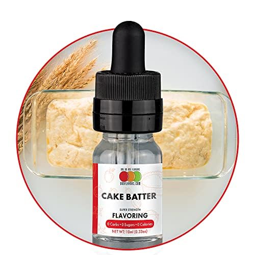 Book Cover OOOFlavors Cake Batter Flavored Liquid Concentrate Unsweetened (10 ml)