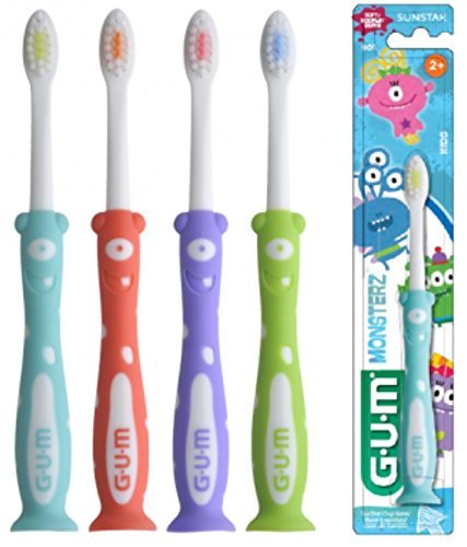 Book Cover GUM Kids' Monsterz Toothbrush (3 Pack)