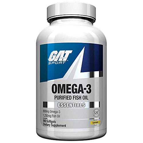 Book Cover GAT Sport Essentials Omega-3 Purified Fish Oil, 90 Softgels