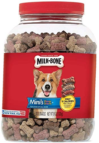 Book Cover Milk-Bone Mini's Biscuits Flavor Snacks Canister (36 oz. (2 Canisters))