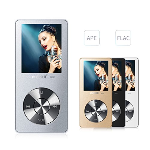 Book Cover MYMAHDI MP3/MP4 Music Player,8GB Portable Audio Player with Photo Viewer,Voice Recorder,FM Radio,A-B Playback,E-book,Build in Speaker,Headphone Provided(Expandable Up to 128GB),Silver