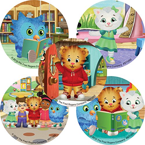 Book Cover SmileMakers Daniel Tiger's Neighborhood Stickers - Prizes 100 per Pack