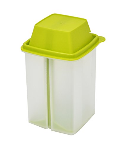 Book Cover Pickle Storage Container with Strainer Insert, Food Saver (Green Lid) - by Home-X