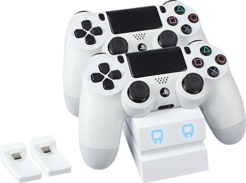 Book Cover Venom Playstation 4 Twin Docking Station - White (PS4)