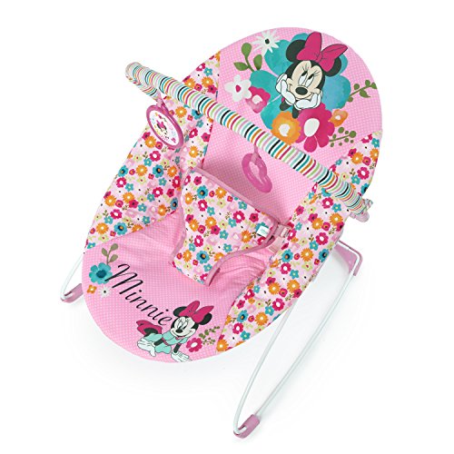 Book Cover Disney Baby Minnie Mouse Perfect Vibrating Bouncer, Pink
