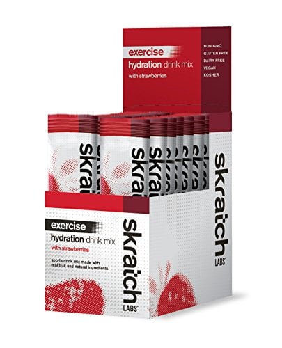 Book Cover Skratch Labs Exercise Hydration Mix - 20 Pack (One Size, Strawberries)