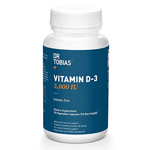 Book Cover Dr Tobias Vitamin D3-5000 IU of Vitamin D-3 (90 Count)