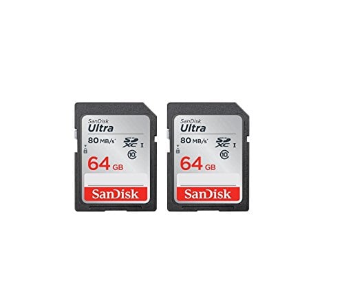 Book Cover Sandisk Ultra 64GB 2â€‘pack SDHC UHS-I Class 10 Memory Card
