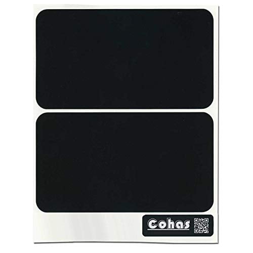 Book Cover Cohas Chalkboard Labels for Tub and Tote Storage Containers includes No Marker and 16 Labels, Refill Kit, No Marker