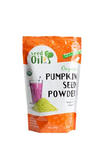 Book Cover Pumpkin Seed Protein Powder - New Resealable Pouch!