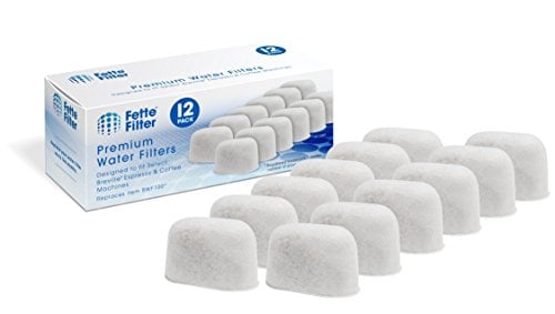 Book Cover Fette Filter - Coffee Machine Premium Water Filters Compatible with Breville. With Ion Exchange Resin for BWF100 (12-Pack)