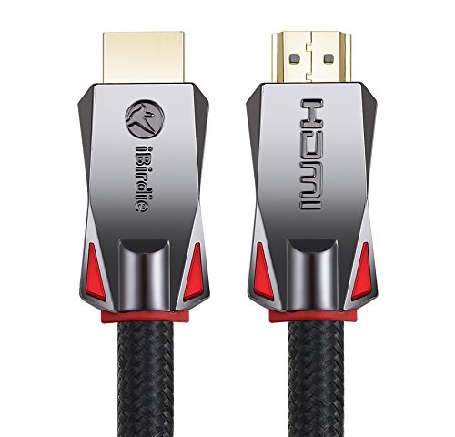 Book Cover 4K HDR HDMI Cable 10 Feet, 18Gbps 4K 120Hz, 4K 60Hz(4:4:4, HDR10, HDCP 2.2) 1440p 144Hz and ARC, High Speed Ultra HD Cord 26AWG