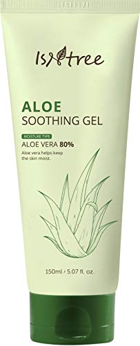 Book Cover ISNTREE Aloe Soothing Gel Moisture Rich Type 80% Aloe Vera Extracts 5.07 Fl Oz Moisturizing Essence for Dry, Sensitive Skin | Hypoallergenic, Reduces Redness & Acne, Breakouts | Korean Skincare