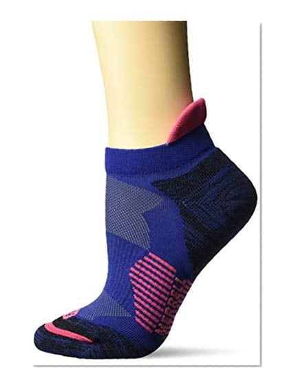 Book Cover Merrell Women's 1 Pack Performance Ultra Light Cushioned Running Tab Socks