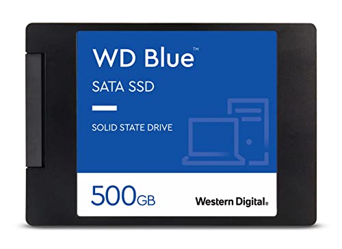 Book Cover Western Digital 500GB WD Blue 3D NAND Internal PC SSD - SATA III 6 Gb/s, 2.5