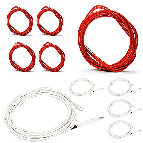 Book Cover Ewigkeit 12V 40W Cartridge Heater 620 Ceramic and NTC Thermistor 100K 3950 for 3D Printer(Pack of 10pcs)