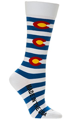 Book Cover Colorado State Dress Socks Made in the USA