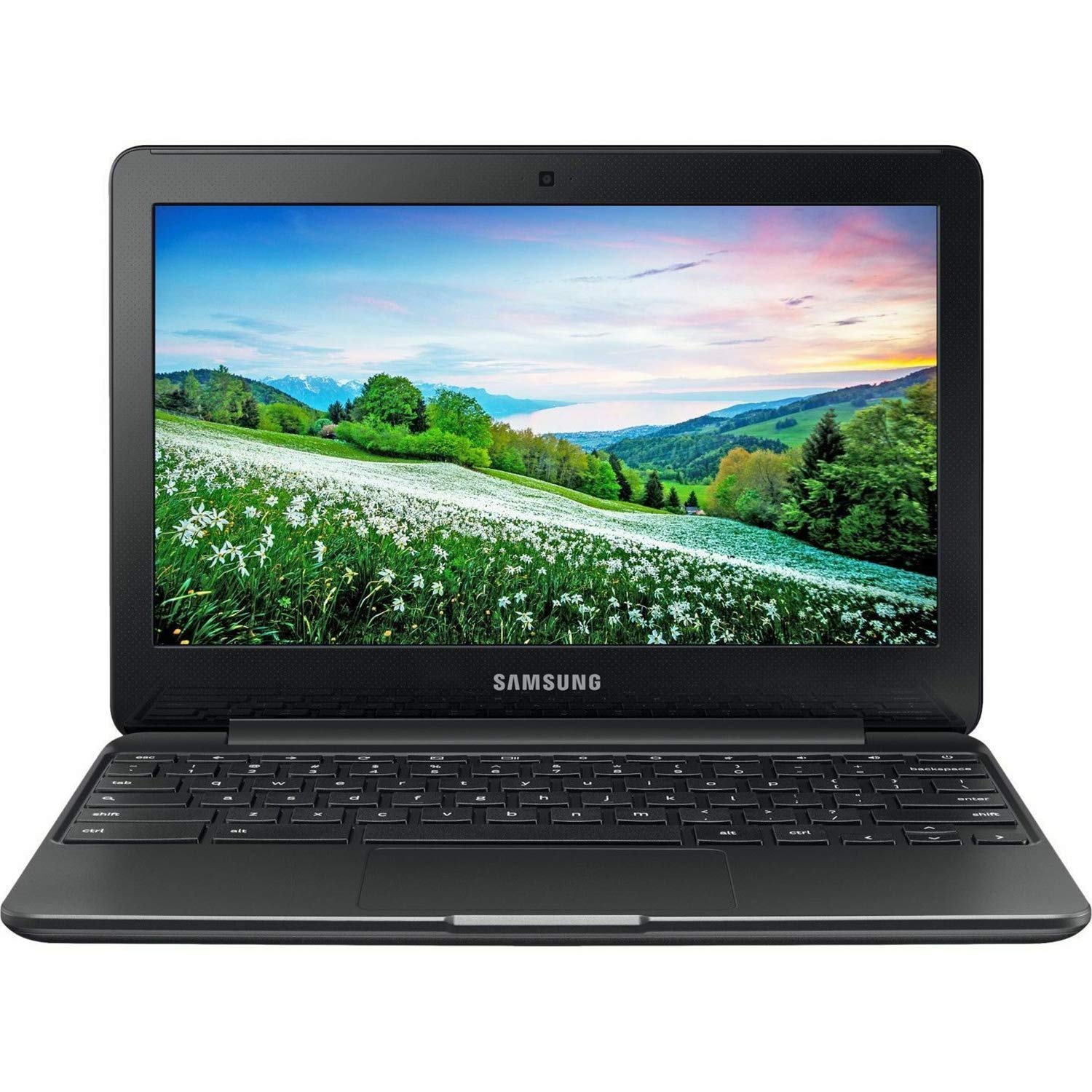 Book Cover SAMSUNG XE500C13-K03US Chromebook 3-11.6 HD - Celeron N3060-4GB - 16GB SSD Black