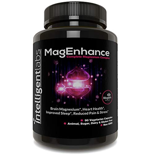 Book Cover MagEnhance Best Magnesium Supplement, Magnesium-L-Threonate Complex, with Magnesium Glycinate and Taurate | Brain, Heart, Sleep, Memory and Fibromyalgia, 100% Money Back Guarantee! Vitamin Magnesium.