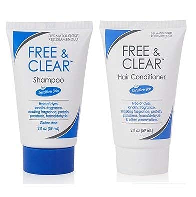 Book Cover Free & Clear Shampoo and Conditioner, 2 Ounce Travel Size