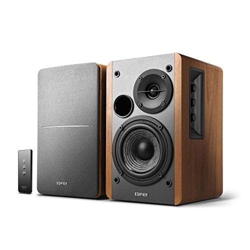 Book Cover Edifier R1280T Powered Bookshelf Speakers, 2.0 Active Monitor System (Renewed)