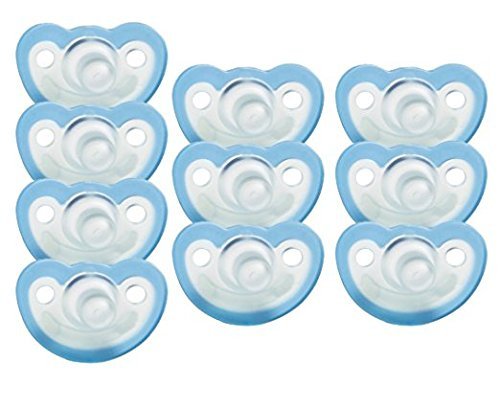 Book Cover JollyPop 3+ Months Pacifier 10 Pack Unscented - Blue