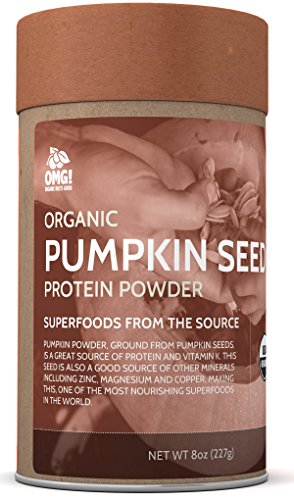 Book Cover OMG! Superfoods Organic Pumpkin Seed Powder - 100% Pure, USDA Certified Organic Pumpkin Seed Powder - 8oz