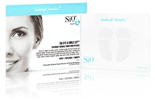 Book Cover SiO Eye & Smile Lift - Eye & Smile Anti-Wrinkle Patches 2 Week Supply - Overnight Smoothing Silicone Patches For Eye & Smile Wrinkles And Fine Lines