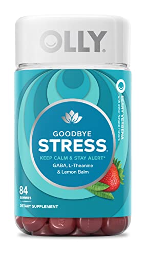 Book Cover Olly Olly Good Bye Stress Gummies (84Count), 84Count