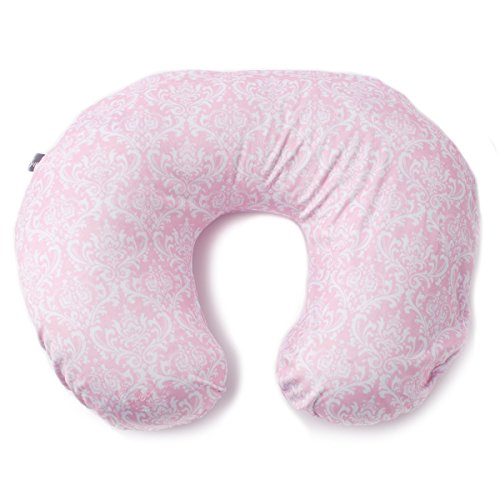 Book Cover Kids N' Such Minky Nursing Pillow Cover for Breastfeeding Pillows, Damask