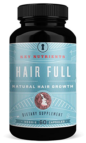 Book Cover Hair Full: Vitamins for Hair Growth + Thicker & Stronger Hair, Better Skin & Nails with Biotin, Keratin, Bamboo Extract, Gingko Bilboa for Women & Men- 60 Hair Pills Supplement Supply