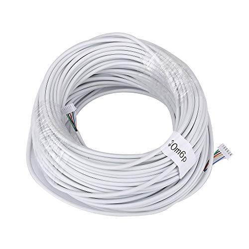 Book Cover MAOTEWANG 30M 2.546P 6 Wire Cable for Video intercom/Video Door Phone doorbell Cable/Wired Intercom Cable