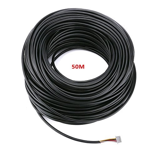 Book Cover MAOTEWANG 50M 2.544 core 4 Wire Cable for Video intercom/Video Door Phone doorbell Cables/Wired Intercom Cable