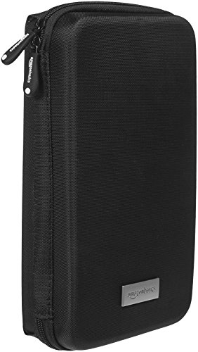 Book Cover AmazonBasics Universal Travel Case Organiser for Small Electronics and Accessories, Black, 10 Pack
