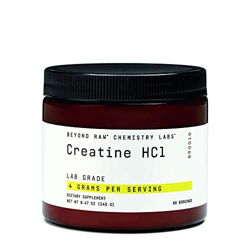 Book Cover Beyond Raw Chemistry Labs Creatine HCL Powder Supplement 4000mg | 60 Servings | Pre Workout Supplement