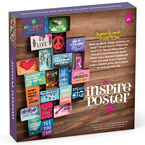 Book Cover Craft-tastic â€“ Inspire Poster Kit â€“ Design a One-of-a-Kind Freeform Poster