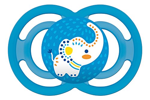Book Cover MAM Pacifiers, Baby Pacifier 6+ Months, Best Pacifier for Breastfed Babies, Premium Comfort and Oral Care 'Perfect' Collection, Boy, 1-Count