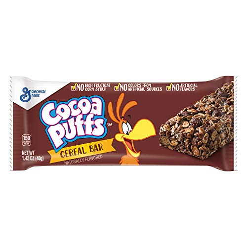 Book Cover Cocoa Puffs Cereal Bar, 1.42 Oz (Pack of 96)