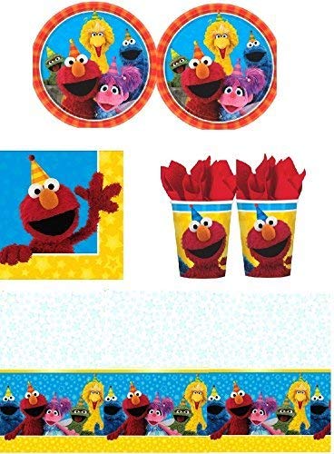 Book Cover Sesame Street - Party Pack for 16 Guests