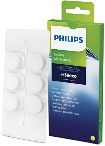 Book Cover Philips CA6704/10 Coffee Grease Remover Tablets for Coffee Machines Pack of 6